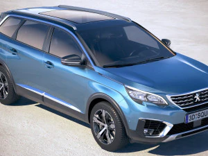 Peugeot 5008 2017 3D Model