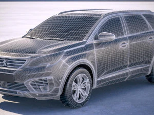 Peugeot 5008 2017 3D Model