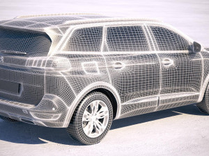 Peugeot 5008 2017 Model 3D