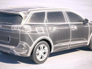 Peugeot 5008 2017 3D Model