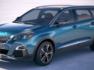 Peugeot 5008 2018 Modelo 3D