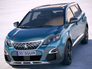 Peugeot 5008 2018 3D 모델