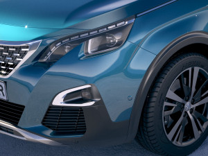 Peugeot 5008 2018 3D 모델