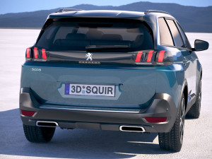 Peugeot 5008 2018 3D 모델