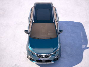 Peugeot 5008 2018 3D 모델