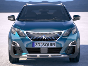 Peugeot 5008 2018 3D 모델