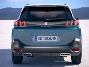 Peugeot 5008 2018 3D 모델