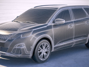 Peugeot 5008 2018 3D 모델