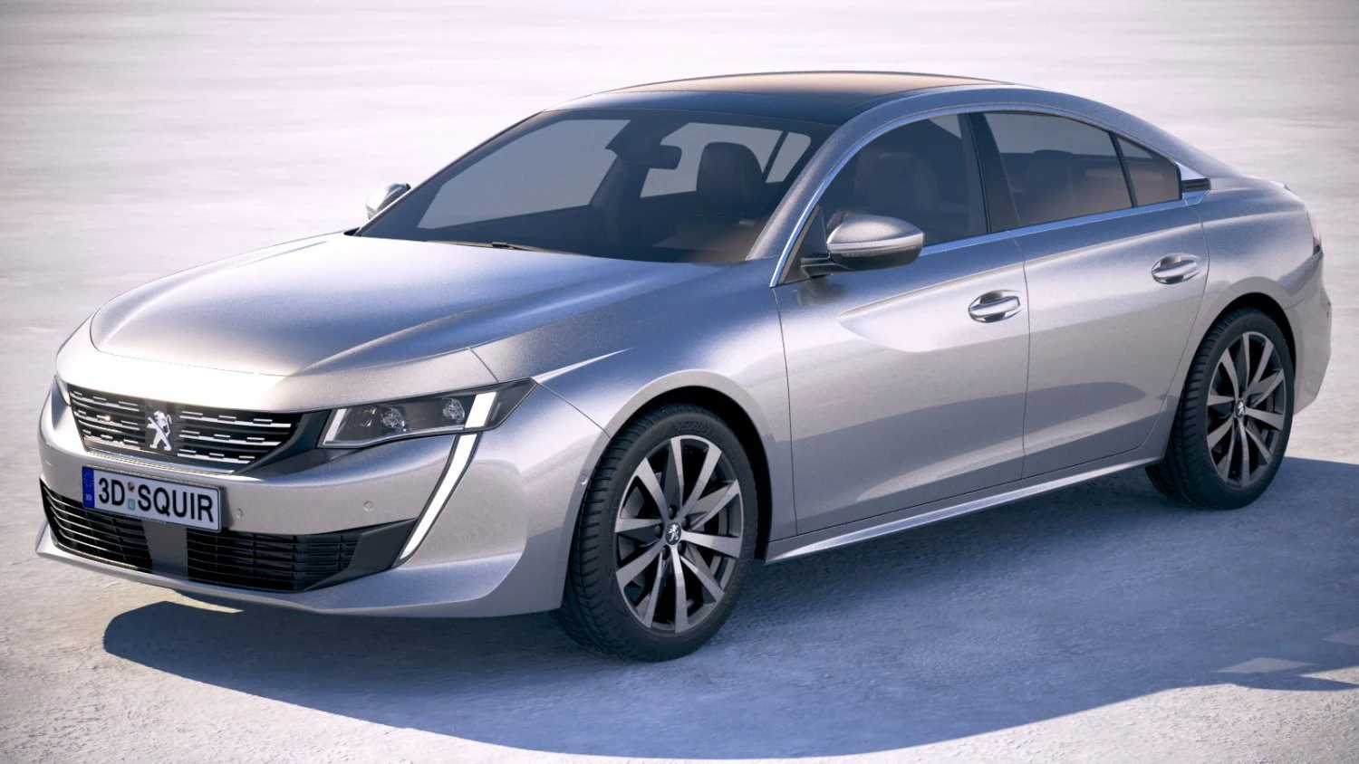 Peugeot 508 2019 3D Model .c4d .max .obj .3ds .fbx .stl .blend 