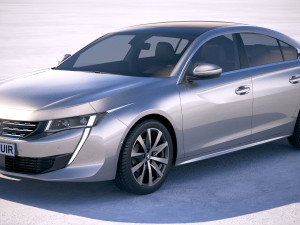 Peugeot 508 2019 3D Model