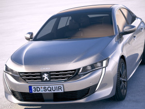 Peugeot 508 2019 3D Model