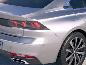 Peugeot 508 2019 3D Model