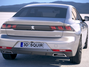 Peugeot 508 2019 3D Model
