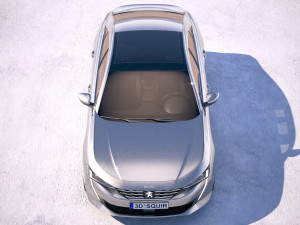 Peugeot 508 2019 3D Model