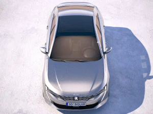 Peugeot 508 2019 3D Model