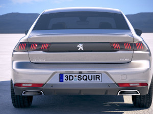 Peugeot 508 2019 3D Model