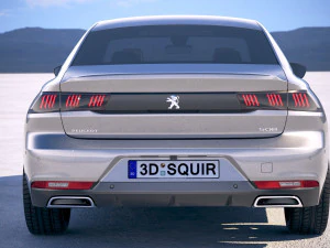Peugeot 508 2019 3D Model