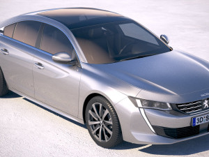 Peugeot 508 2019 3D Model