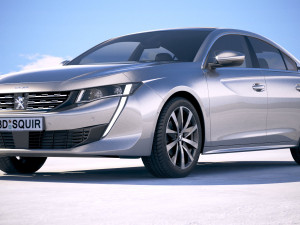 Peugeot 508 2019 3D Model