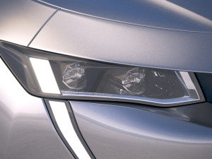 Peugeot 508 2019 3D Model