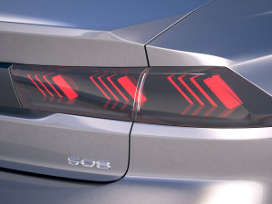 Peugeot 508 2019 3D Model