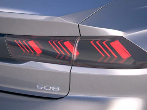 Peugeot 508 2019 3D Model
