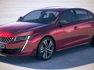 Peugeot 508 GT 2019 3D Model