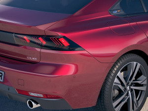 Peugeot 508 GT 2019 3D Model