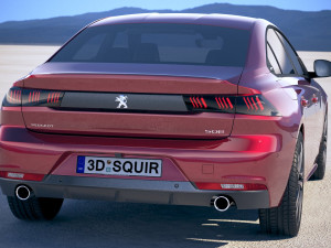 Peugeot 508 GT 2019 3D Model