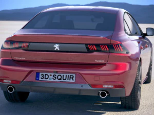 Peugeot 508 GT 2019 3D Model