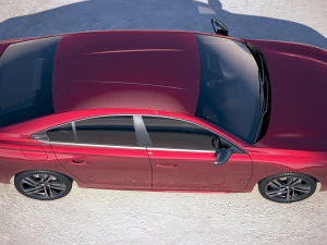 Peugeot 508 GT 2019 3D Model