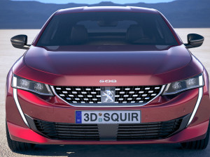Peugeot 508 GT 2019 3D Model