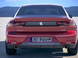 Peugeot 508 GT 2019 3D Model
