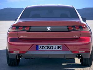 Peugeot 508 GT 2019 3D Model