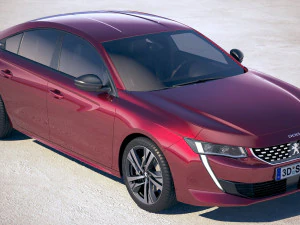 Peugeot 508 GT 2019 3D Model