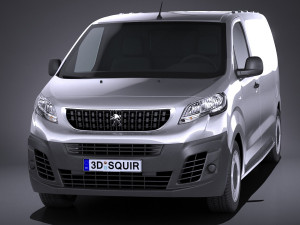 Peugeot Expert 2017 3D Model