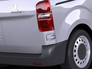 Peugeot Expert 2017 3D Model
