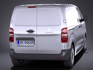 Peugeot Expert 2017 3D Model