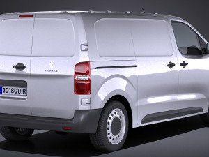 Peugeot Expert 2017 3D Model