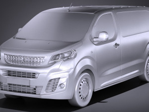 Peugeot Expert 2017 3D Model