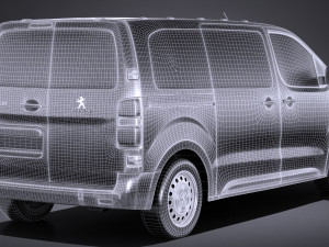 Peugeot Expert 2017 3D Model