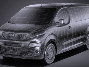 Peugeot Expert 2017 3D Model