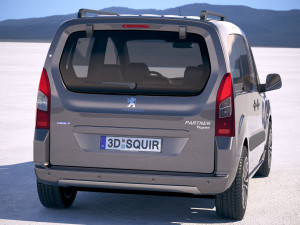 Peugeot Partner 2016 3D 모델