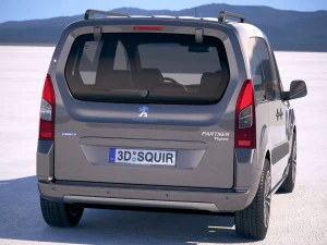 Peugeot Partner 2016 3D Model