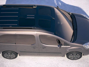 Peugeot Partner 2016 3D Model