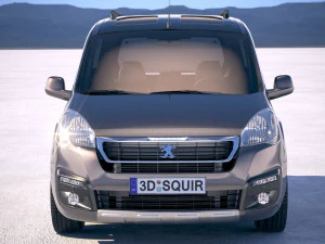 Peugeot Partner 2016 3D Model