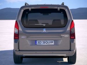 Peugeot Partner 2016 3D Model