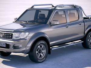 Peugeot Pickup 2018 3D Model