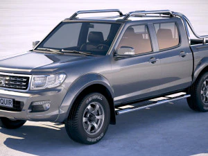 Peugeot Pikap 2018 3D Model