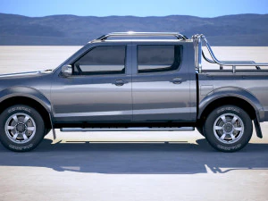 Peugeot Pickup 2018 3D Model